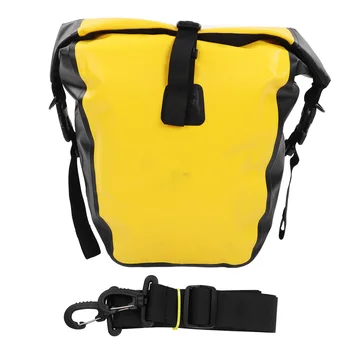 Водоустойчив мотор седельная чанта за пътуване на дълги разстояния, удобна чанта за задната част на колоездачи жълт цвят