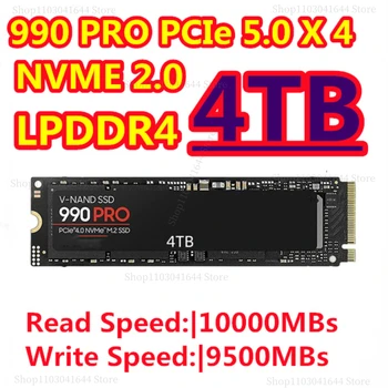 990PRO на 10 000 Mbps M. 2 SSD диск 1 TB И 2 TB 4 TB PCIe 5,0x4 М2 NVMe 2,0 Диск, 2 GB Dram Кеш Вътрешен твърд диск за десктоп PS5