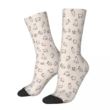 Други чорапи за сън Мъжки дамски есенни чорапи с принтом