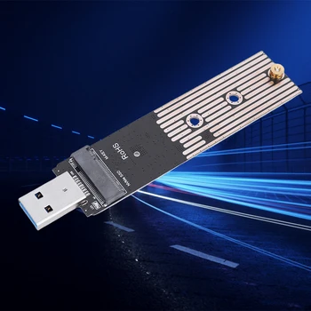 Конвертируйте на картата 10 gbps SSD Gen 2 в USB адаптер M. 2 NVME SSD-адаптер USB3.1 Plug and Play за Samsung WD Black Intel SSD NVME