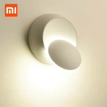 Xiaomi Mijia 6W Стенен led лампа, малка странична лампа за спални, таванско помещение, стенни лампи, лампа, регулиращи се на 360 градуса, Модерен, интелигентен дом