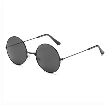 Кръгли Очила Мъжки Дамски Слънчеви Очила в стил Steampunk Vintage Слънчеви Очила Дамски Маркови и Дизайнерски Кръгли Слънчеви Очила 2021 Ново Огледало UV400