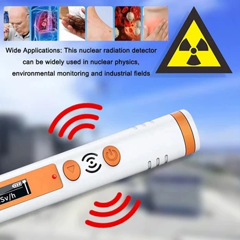Детектор за ядрена радиация CT/x/y-ray Радиация Личен Брояч Аларма Доза Измервателен уред Радиация Измервателен уред
