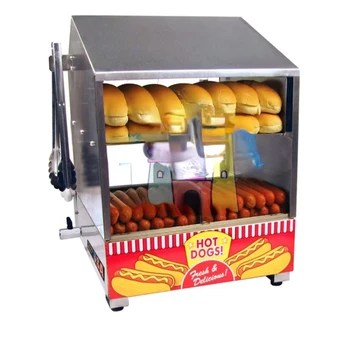 търговска двойна котела paragon за приготвяне на хот-дог от неръждаема стомана с контрол на температурата