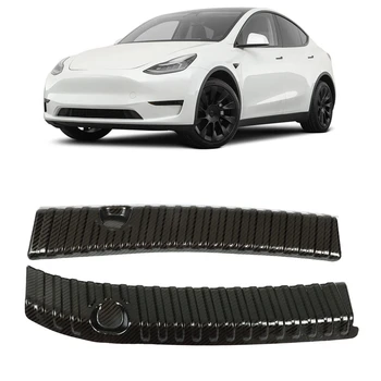 За Tesla, Модел Y 2021 2022 2023 Защита на задната броня, Защита на прага на багажника, Смяна на Автомобилни аксесоари от неръждаема стомана