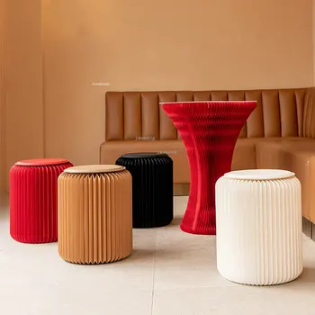 Модерен Малък Столче За мебели в хола, през Цялата Многофункционален Домакински Творчески Малък Стол, Табуретка, Сгъваеми Ниски Табуретки