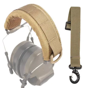 Тактическа Модулна чанта за носене за слушалки, превръзка на главата, Военни слушалки, Защитен калъф за микрофон, Ловни слушалки, каишка за слушалки