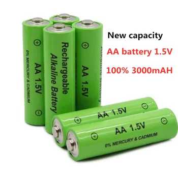 2023 Нова Батерия тип АА 3000 mah Акумулаторна Батерия NI-MH Тип АА от 1,5 Часа, Мишки, Компютри, Играчки и така Нататък