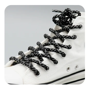 Официален Coolstring с електронна текстура 5 мм, Светоотражающая въже с дължина 3 м, модни маратонки Frontier, холщовые обувки, красиви нощни светещи барикадите