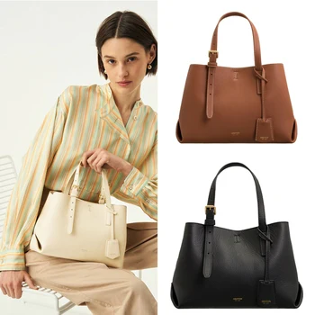 Чанта Oroton, Модни ежедневна чанта в стил колеж, за пътуване до работа, OL, Универсална кожена дамска чанта, Голяма чанта голям-тоут
