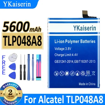 5600 mah YKaiserin Батерия TLP 048A8 За батерии на мобилни телефони Alcatel TLP048A8