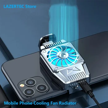 Универсална Скоба за Вентилатор за охлаждане на мобилен телефон Радиатор Turbo Hurricane Игри охладител Мобилен телефон стръмен радиатор за iPhone/ Android