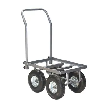 Сгъваема количка на платформа за транспортиране на напитки и мебели