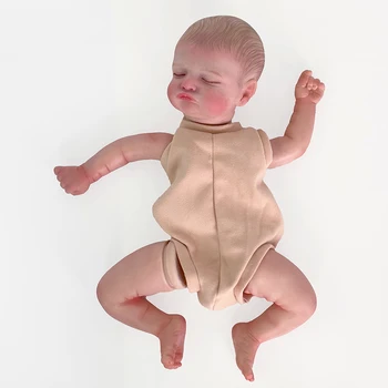 19-инчов Комплект за Прераждане на Rosalie Soft Siliconen Reborn, Вече Боядисани Комплект Недовършени Куклено Части Bebes Преродения