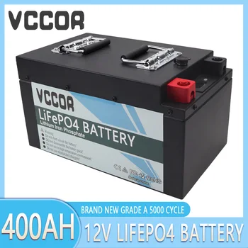 12V LiFePO4 Батериите 400AH 300AH 200AH 100AH Вграден BMS Литиево-железен Фосфат клетки 5000 Цикъла За голф кара На открито, Къмпинг