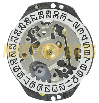 Часовници Hattori Epson VX89 VX89E, кварцов механизъм, дата на 3/6