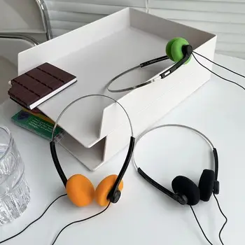 Преносими Опънат Малки слушалки Ретро Класически Реколта Слушалки 80-те Години, регулируеми за преносими компютри Walkman, MP3, лаптоп