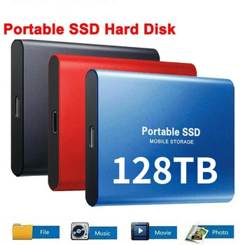 Високоскоростен M. 2 SSD 2 TB Външен твърд диск 16 TB 32 TB USB3.1 SATA SSD Портативен SSD 64 TB твърд диск за лаптоп Notebook