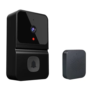 Безжична камера за видеодомофон с wi-fi перезвоном, домофон HD нощно виждане WiFi Акумулаторна звънец за сигурност
