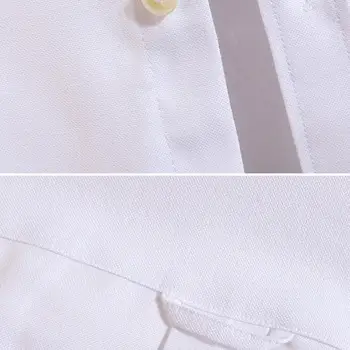 Риза с джобове копчета, Стилен бизнес ризи за мъже, без приятелка, однобортные, обикновена, с външни джобове, на есен-пролет