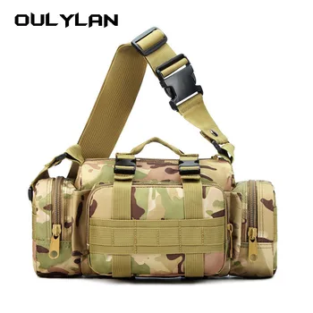 Многофункционална поясная чанта Oulylan 3P magic Голям капацитет, военна камуфляжная спортна тактическа чанта на едно рамо, комплект за камерата