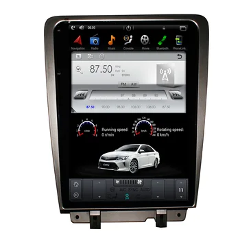 Автомобилен GPS навигатор Android в стил Tesla с вертикален екран за Ford Mustang 2009-2015, автомагнитола, стерео уредба, мултимедиен плеър, главното устройство