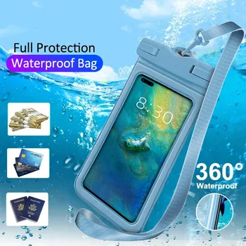 Универсален водоустойчив калъф за телефон iPhone 13 14 Pro Max Samsung Xiaomi Huawei, мобилен телефон с пълна защита, водоустойчива чанта за гмуркане