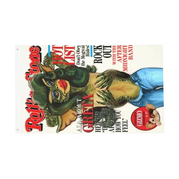 Грета Гремлин Флаг Банер Гремлины Gizmo Чудовище 80-те Години на Ужасите Коледен Филм Украса Двупосочен 60x90 90x150 см Знамена