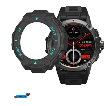 Защитен калъф за Zeblaze Арес 3 Pro, висококачествен калъф за носене от TPU, тънък калъф-броня за смарт часа Zeblaze Ares3 Smartwatch