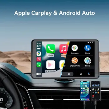 Carplay За Apple Android Auto Авто Радио Мултимедиен Плейър 7 