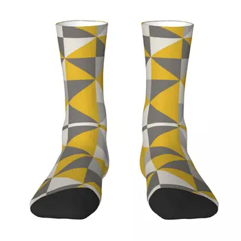Чорапи с триъгълен дизайн в ретро стил, супер меки чорапи в стил Харадзюку, всесезонни чорапи, аксесоари за унисекс подаръци