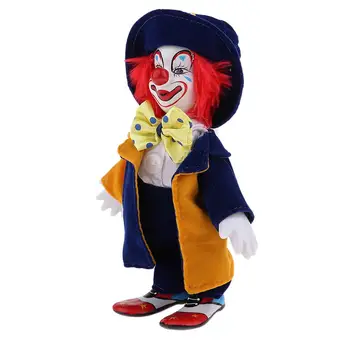18 см Порцеланова кукла-клоун, Фигурки на Кукли, Декорация за Хелоуин, Декорации # 1