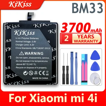 Батерията е с капацитет от 3700 mah за XIAOMI MI4i, батерия BM33 за Xiao mi 4и Batteria + Безплатни инструменти