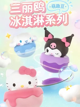 Оригинални Фигури На Аниме Kawaii Sanrio Kuromi My Melody Hello Kitty Blind Box Cinnamoroll Сладолед Мини Фигурки На Кукли Украса