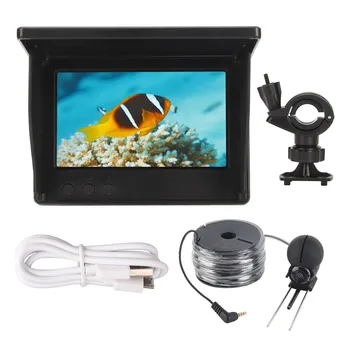 Визуален рыболокатор HD 4.3-инчов LCD дисплей 100cd TN Екран със сензор за дълбочина и температура под вода