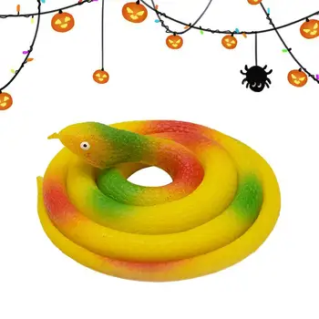 Играчката Змии, които изглеждат Истински Реалистична Играчка-Змия 31,5 инча, Подпори за Лошите Шеги На Хелоуин, Деня на шегата, Парти, не мога да понасям, Подарък, Градински Подпори