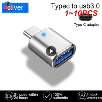 1-10 бр. Led адаптер USB 3.0 за Type C OTG за C USB Конектор USB-A за Micro USB Type-C За Samsung POCO Адаптери