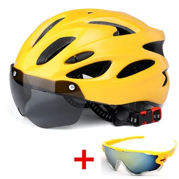 Нови Магнитни Точки, Велосипеден шлем, Ultralight Велосипеден шлем с шарките, за Каране на велосипед по планински път, Цельнолитые на велосипедни каски