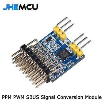 JHEMCU СПП-SBUS 8-канален СПП-конвертор 15A 3,3-20V за PPM-PWM-за преобразуване на сигнала на SBUS Приемници FLYSKY IA6B FRSKY X8R